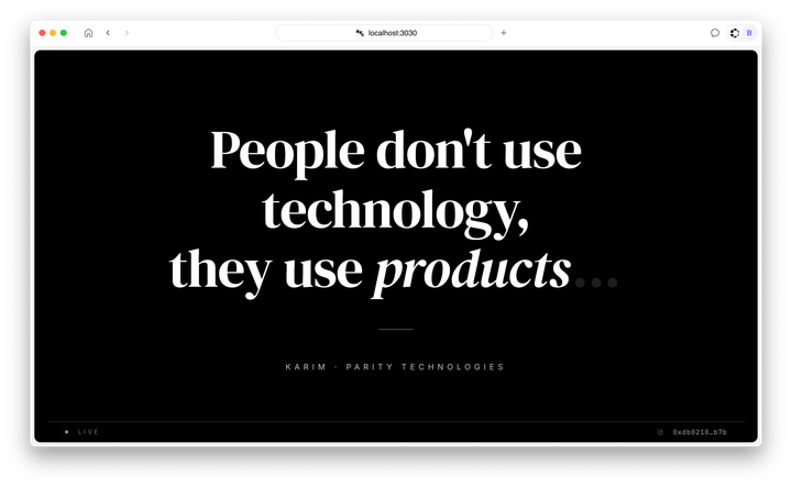 Products for Humans